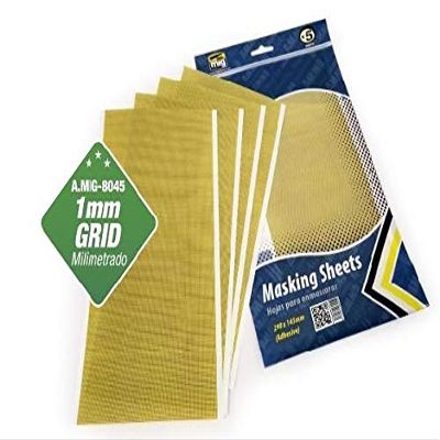 AMMO by mig Jimenez Adhesive Masking Sheets 1mm Grid