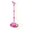 KonHaovF Kids Karaoke Machine with Lights,Microphone with Adjustable Stand Singing Karaoke Machine for Girls Boys (Pink) view 1