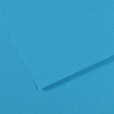 Canson Mi-Teintes Dyed Pulp Coloured Paper, 160 g/m2, Blue (Turquoise - 595), 21 x 29.35, Pack of 25