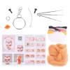 EXCEART 1set Penguin Shape Needle Felting Complete Craft Supplies for Creative Projects Material for Beginners and Enthusiasts for Home Decoration view 2