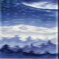 Andriana Moon Over The Forest - Counted Cross Stitch Bookmark Kit B-48