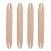4pcs Natural Wooden Shuttles Weaving Sticks Weaving Accessory Bundle for Knitted view 1