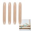 4pcs Natural Wooden Shuttles Weaving Sticks Weaving Accessory Bundle for Knitted view 2