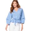 Burda Style Misses' V-Neck Blouse, Code 6135 Sewing Pattern Kit, Sizes 8-18, Multicolor view 3