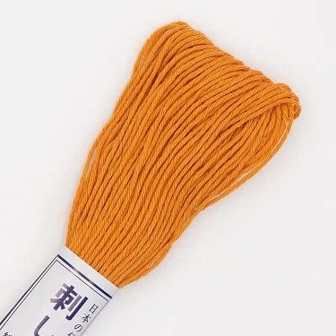 Sashiko Thread - Olympus 20m Skein - Solid Color (04-Pumpkin)