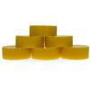 Set of 6 Yellow Triple Filtered Circle Beeswaxes 4.8 oz view 2