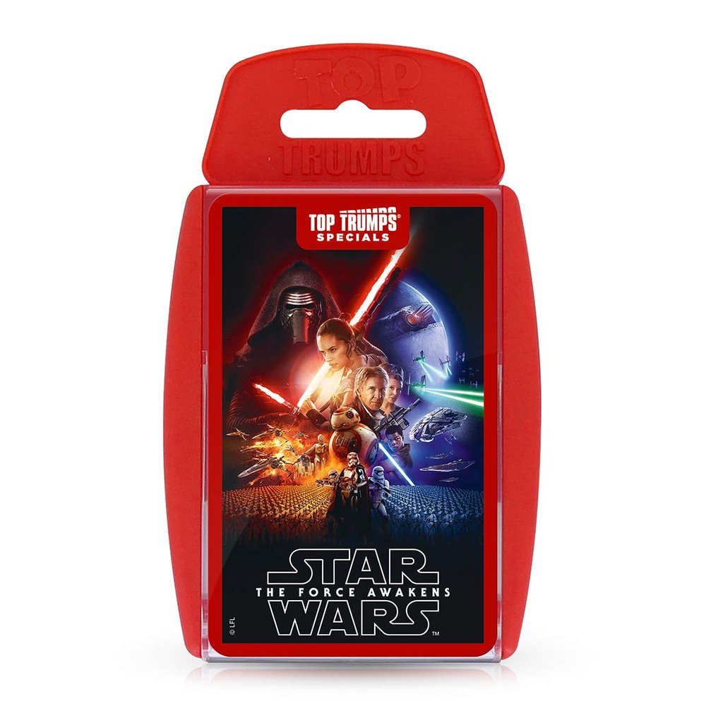 Top Trumps Star Wars Episode VII The Force Awakens Specials Card Game, Play with Chewbacca, Finn, Kylo Ren, The Resistance and Rey, Educational Gifts and Toys for Boys and Girls Aged 6 Plus