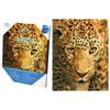 DIAMOND DOTZ Jaguar Prowl with Frame Animal Diamond Painting Kits for Adults - Diamond Art Kits a Relaxing Creative Craft Kit with Dotz Gems 10.8"x14" view 1