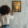DIAMOND DOTZ Jaguar Prowl with Frame Animal Diamond Painting Kits for Adults - Diamond Art Kits a Relaxing Creative Craft Kit with Dotz Gems 10.8"x14" view 4