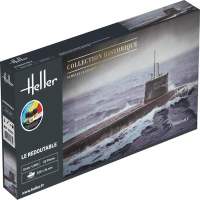 heller Underwater Model: Historic Collection: Starter Kit: U-Boot S/M Redoutable