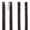 YKK #10-12 Inches to 36 Inches Aluminum Separating Jacket Extra Heavy Duty Metal Zippers for Sewing Coats Crafts (1 Zipper per Pack) Color #570 Brown (31 Inches) view 4