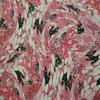Fat Quarter (18 x 22) Fancy Flamingo Feathers Pinks Black White Digital Printed Cotton Fabric FQ view 1