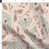 Spoonflower Fabric - Floral Moth Coordinate Moths Insects Lepidoptera Garden Spring Printed on Minky Fabric Fat Quarter - Sewing Baby Blankets Quilt Backing Plush view 4