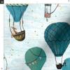Spoonflower Fabric - Forest Animal Hot Air Balloon Day Adventure Stars Deer Woodland Bunny Printed on Minky Fabric by The Yard - Sewing Baby Blankets Quilt Backing Plush view 3