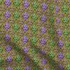Spoonflower Fabric - Mardi Gras Green Purple Gold Celebrate Carnival Printed on Denim Fabric Fat Quarter - Bottomweight Apparel Home Decor Upholstery view 1