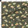 Spoonflower Fabric - Moths Butterflies Green Leaves Nature Botanical Fantasy Garden Insects Printed on Petal Signature Cotton Fabric by The Yard - Sewing Quilting Apparel Crafts Decor view 4
