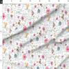 Spoonflower Fabric - Math Girl Power Princess Flowers Medium Printed on Organic Cotton Sateen Fabric Fat Quarter - Sewing Quilting Apparel Home Decor view 2