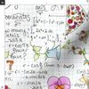 Spoonflower Fabric - Math Girl Power Princess Flowers Medium Printed on Organic Cotton Sateen Fabric Fat Quarter - Sewing Quilting Apparel Home Decor view 3