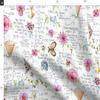 Spoonflower Fabric - Math Girl Power Princess Flowers Medium Printed on Organic Cotton Sateen Fabric Fat Quarter - Sewing Quilting Apparel Home Decor view 4