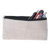 Muka 12 Pack Canvas Bag Makeup Travel Bag 7 x 3-1/8 x 1-1/2 Inch - Black view 4
