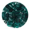 Emerald Green Transparent Rectangle Beads 5mm x 3mm Czech Glass pk/200 view 1