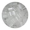 White Luster Rectangle Beads 5mm x 3mm Czech Glass pk/200 view 1