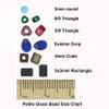 White Luster Rectangle Beads 5mm x 3mm Czech Glass pk/200 view 2