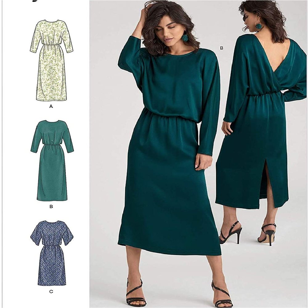Sewing Pattern Simplicity 9010 Misses Dress Sizes: 14-22