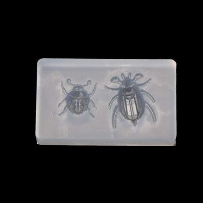 HELYZQ Cute Ladybug Beetle Pendant Insect Resin Silicone Mold Jewelry Making Tools