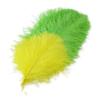 30-55cm Yellow-Green Gradient Ostrich Plumes DIY Jewelry Accessory Feather Crafts for Wedding Party Decoration Plumes 10Pcs/Lot - 40-45cm view 2