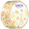 Kamiiso Industrial UR-4023 Masking Tape, Animal Cookie, 0.6 inches (15 mm) x 32.8 ft (10 m) view 1