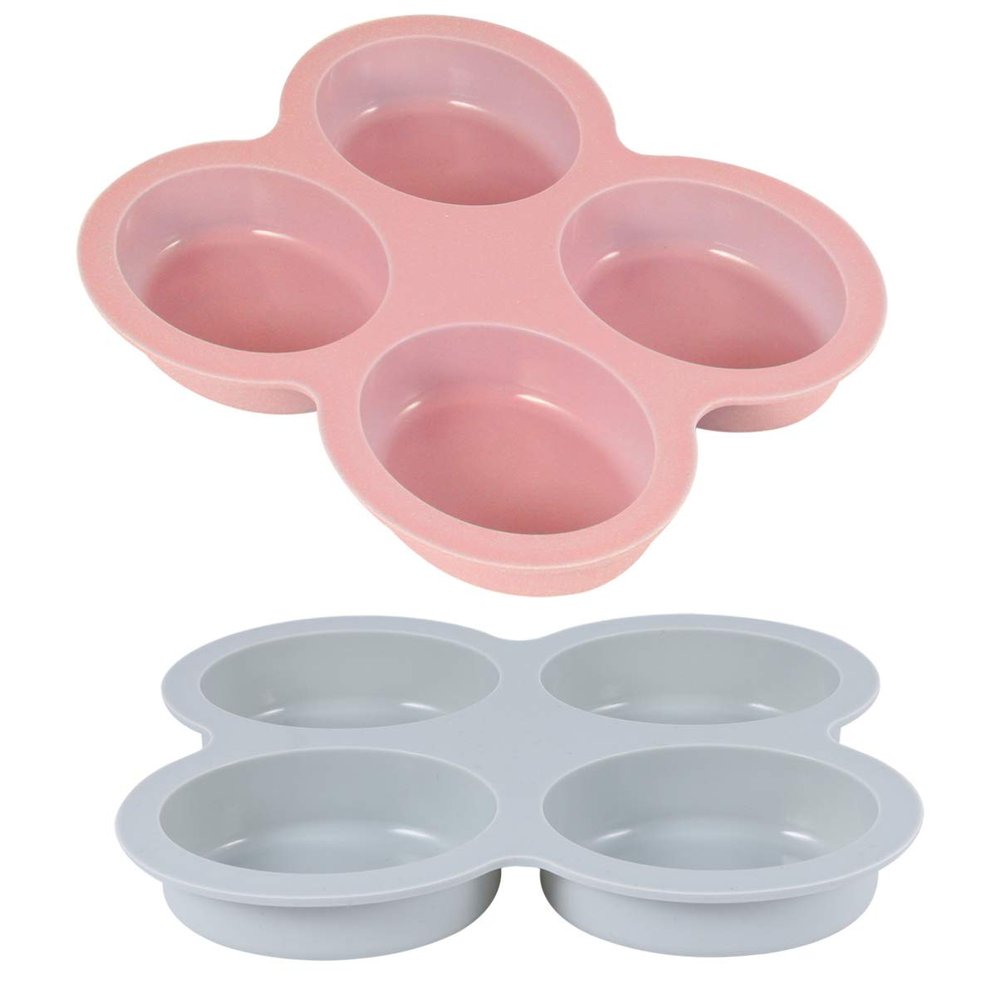 EXCEART 2pcs Oval Soap Mold DIY Baking Tools for Handmade Soap Cake Candles and Desserts Flexible Non-Stick Design Random Color
