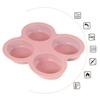 EXCEART 2pcs Oval Soap Mold DIY Baking Tools for Handmade Soap Cake Candles and Desserts Flexible Non-Stick Design Random Color view 3
