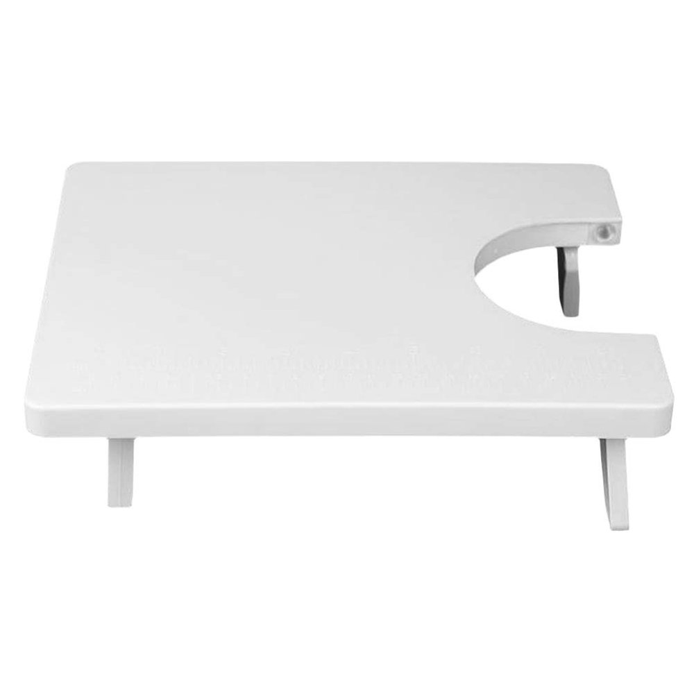 EXCEART Professional Sewing Expansion Board for Household Machines Portable Extension Table Folding Legs Lightweight and Accessory White