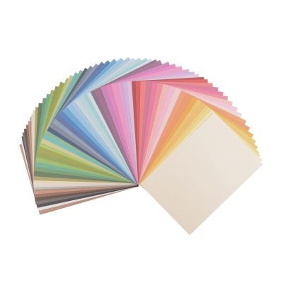 Vaessen Creative Florence Smooth Cardstock Paper, Large Mix of Colours, 216 Grams, Size A4, 60 Sheets, for Scrapbooking, Card Making, Die Cutting and Other Paper Crafts
