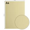 Florence Cardstock Smooth - Coloured Card Making Supplies A4 - Beige - 10 Sheets - Coloured Paper for Scrapbooking, Card Making, Die Cutting and Paper Crafts - 216 GSM - Pudding view 2