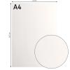 Vaessen Creative Florence Smooth Cardstock, White, 216 Grams, A4, 10 Sheets, for Scrapbooking, Card Making, Die Cutting and Other Paper Crafts, DIN view 2
