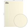 Vaessen Creative Florence Smooth Cardstock, Raffia Beige, 216 Grams, A4, 10 Sheets, for Scrapbooking, Card Making, Die Cutting and Other Paper Crafts, DIN view 2