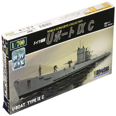 Doyusha WSC-7 1/700 World Submarine Series No. 7 U Board IXC Plastic Model