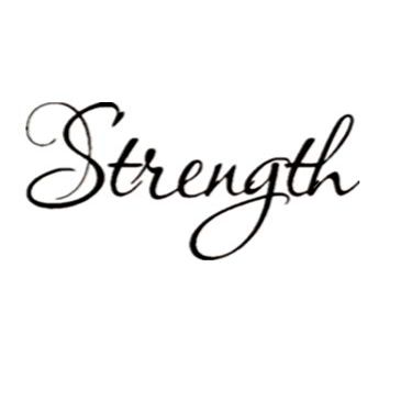 Strength Wooden Rubber Stamp Return Address Stamp Rubber Stamps Custom Stamps Rubber DIY Craft Letters Diary and Craftv