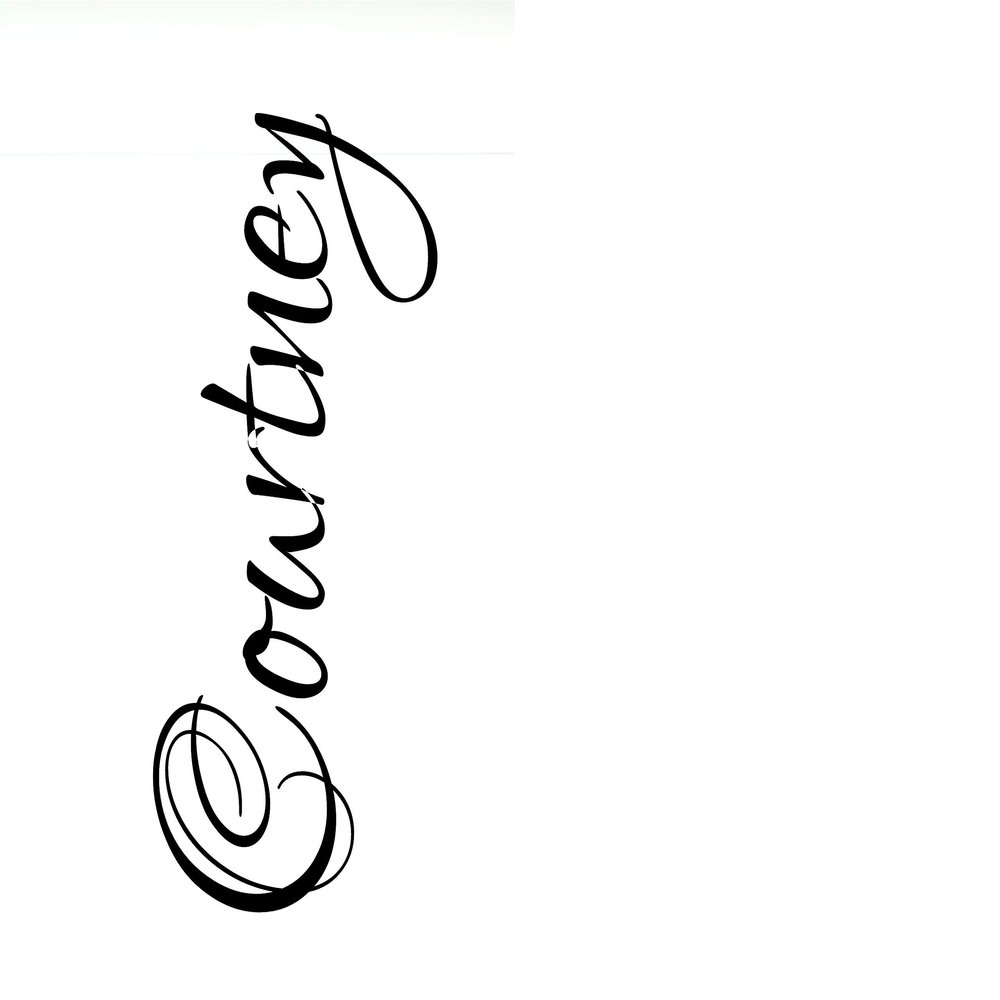 Courtney Wooden Rubber Stamp Return Address Stamp Rubber Stamps Custom Stamps Rubber DIY Craft Letters Diary and Craft