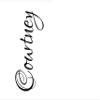 Courtney Wooden Rubber Stamp Return Address Stamp Rubber Stamps Custom Stamps Rubber DIY Craft Letters Diary and Craft view 1