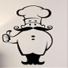 Chef Restaurant Cook Wooden Rubber Stamp Return Address Stamp Rubber Stamps Custom Stamps Rubber DIY Craft Letters Diary and Craft view 1