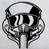 Mask Pilot Flight Air Fighter Aircraft Wooden Rubber Stamp Return Address Stamp Rubber Stamps Custom Stamps Rubber DIY Craft Letters Diary and Craft view 1