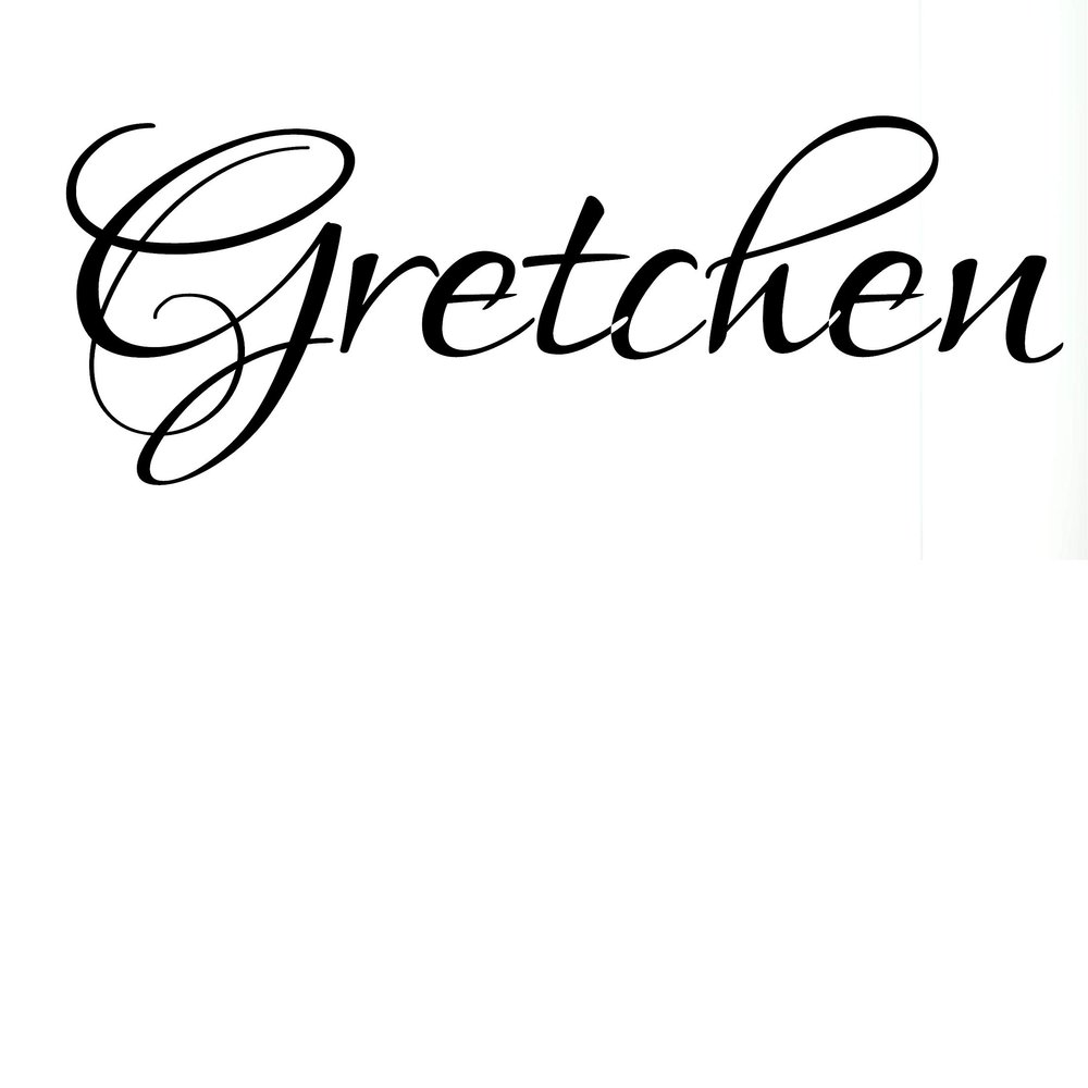 Gretchen Wooden Rubber Stamp Return Address Stamp Rubber Stamps Custom Stamps Rubber DIY Craft Letters Diary and Craft