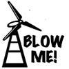 Windmill Blow Me - Funny Clean Energy Wind Power Wooden Rubber Stamp Return Address Stamp Rubber Stamps Custom Stamps Rubber DIY Craft Letters Diary and Craft view 1