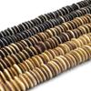 Beadlanta | Bone Beads | Ox Bone Flattened Saucer Disc Beads Light Brown 18mm view 3