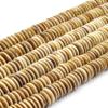 Beadlanta | Bone Beads | Ox Bone Flattened Saucer Disc Beads Light Brown 18mm view 4