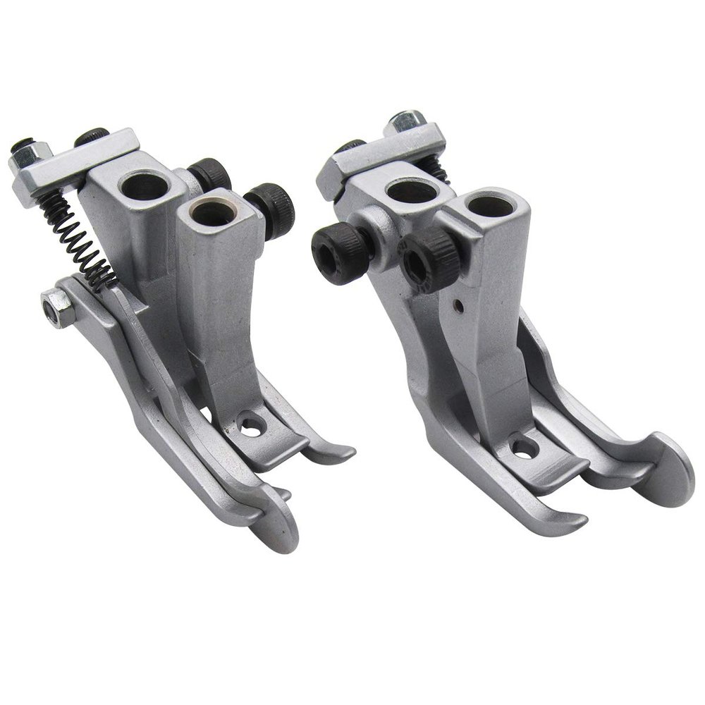 CKPSMS Brand -#GCGL867+GCGR867 Left+Right Guiding Walking Foot Compatible with/Replacement for JUKI Brand LU-1509 LU-1520 LU-2220 Durkopp Adler Brand 367 (3MM)