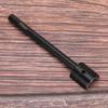 DIY Leather Semicircle Punch Cutter, Black, Half Round Corner Belt End Tool, 20mm, for Leather Sewing, Crafts view 2